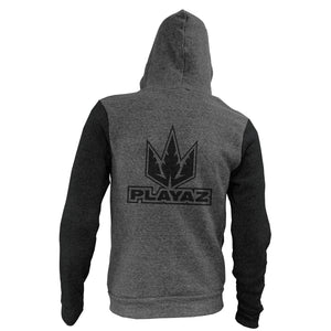 Playaz Retro Zipped Hooded Top